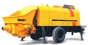 trailer concrete pump