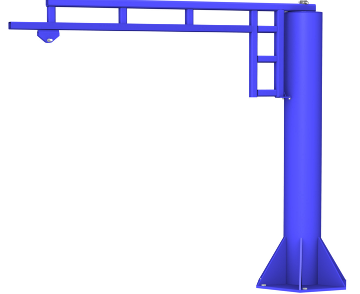Ellsen free standing jib crane
