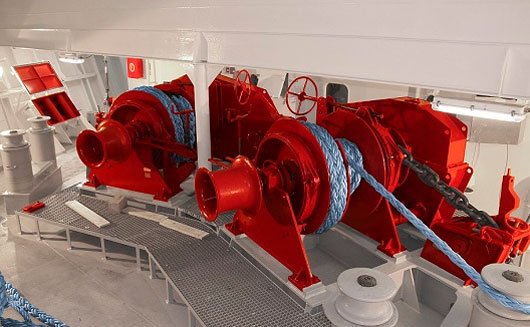 Ellsen anchor mooring winch