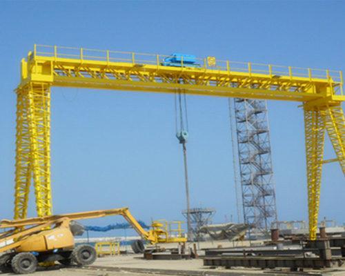 Ellsen truss structure motorized gantry crane for sale