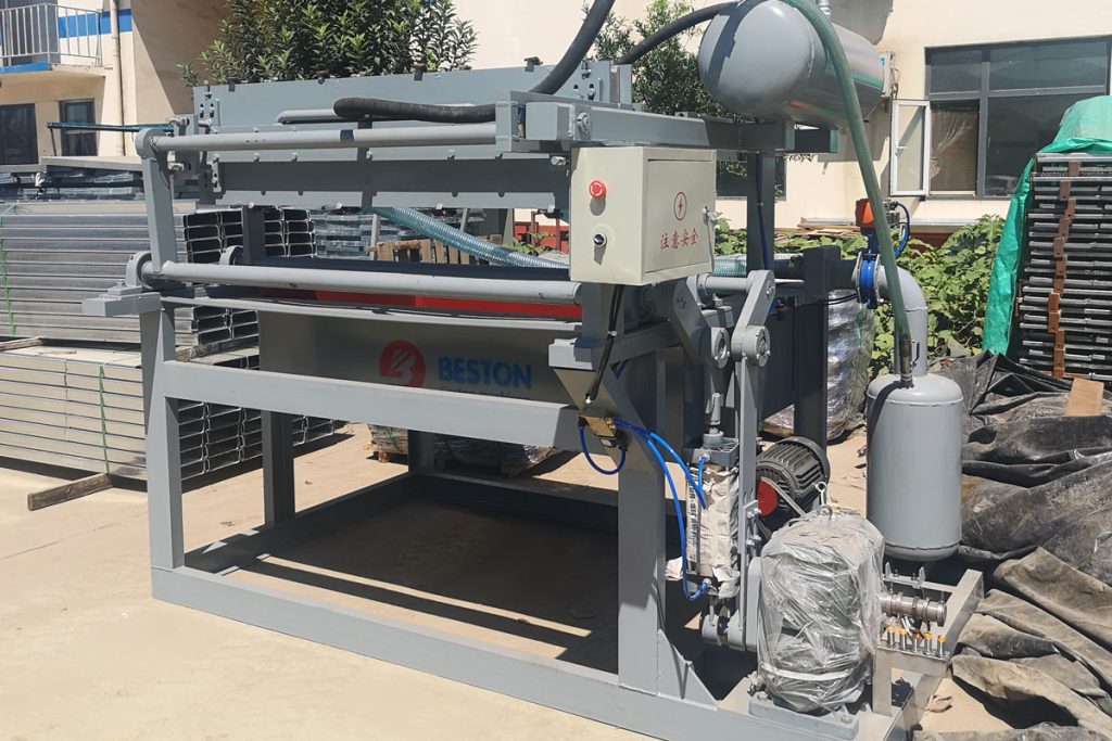 BTF1-4 Egg Tray Machine Delivered to the Philippines