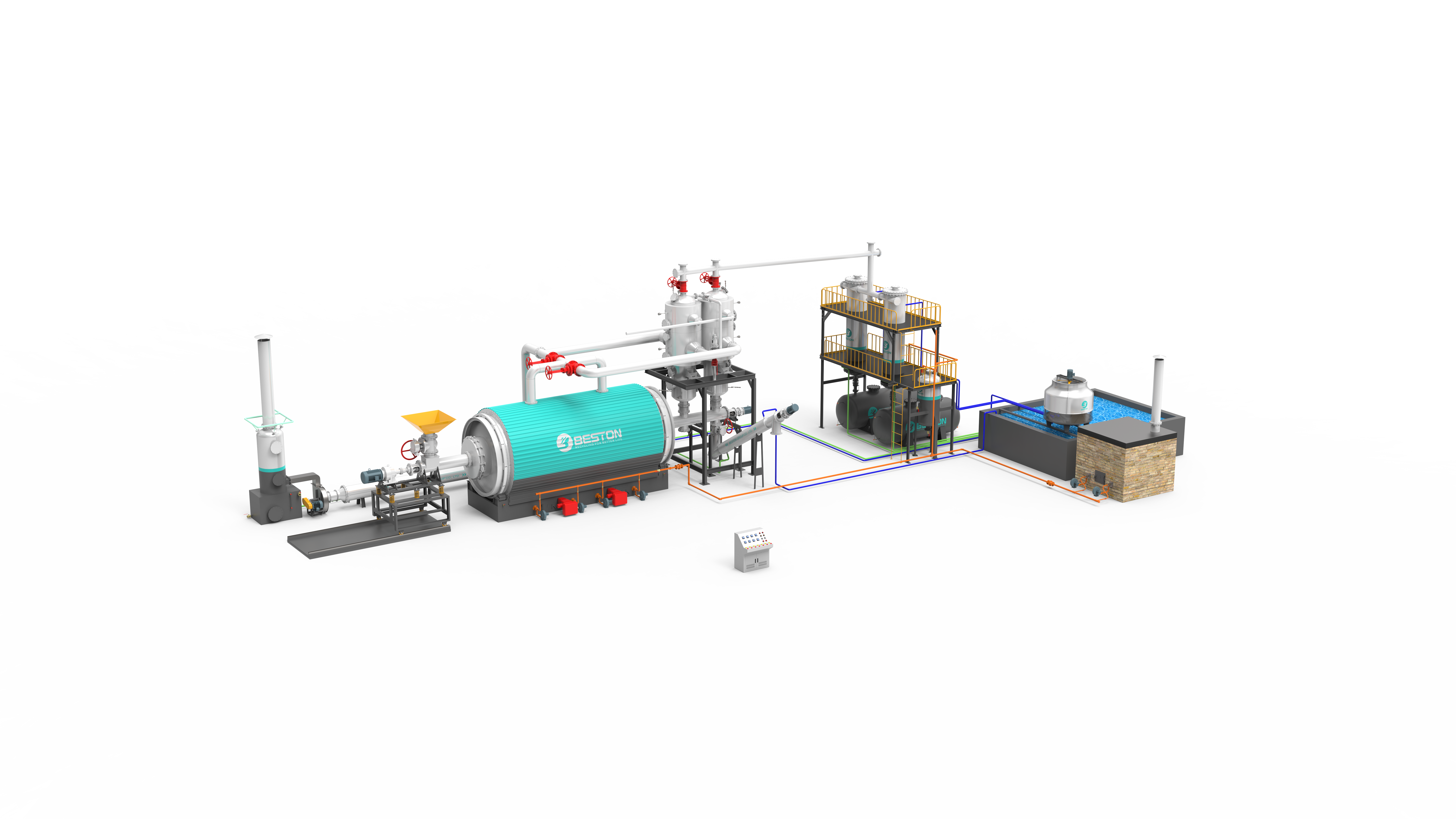 small pyrolysis machine